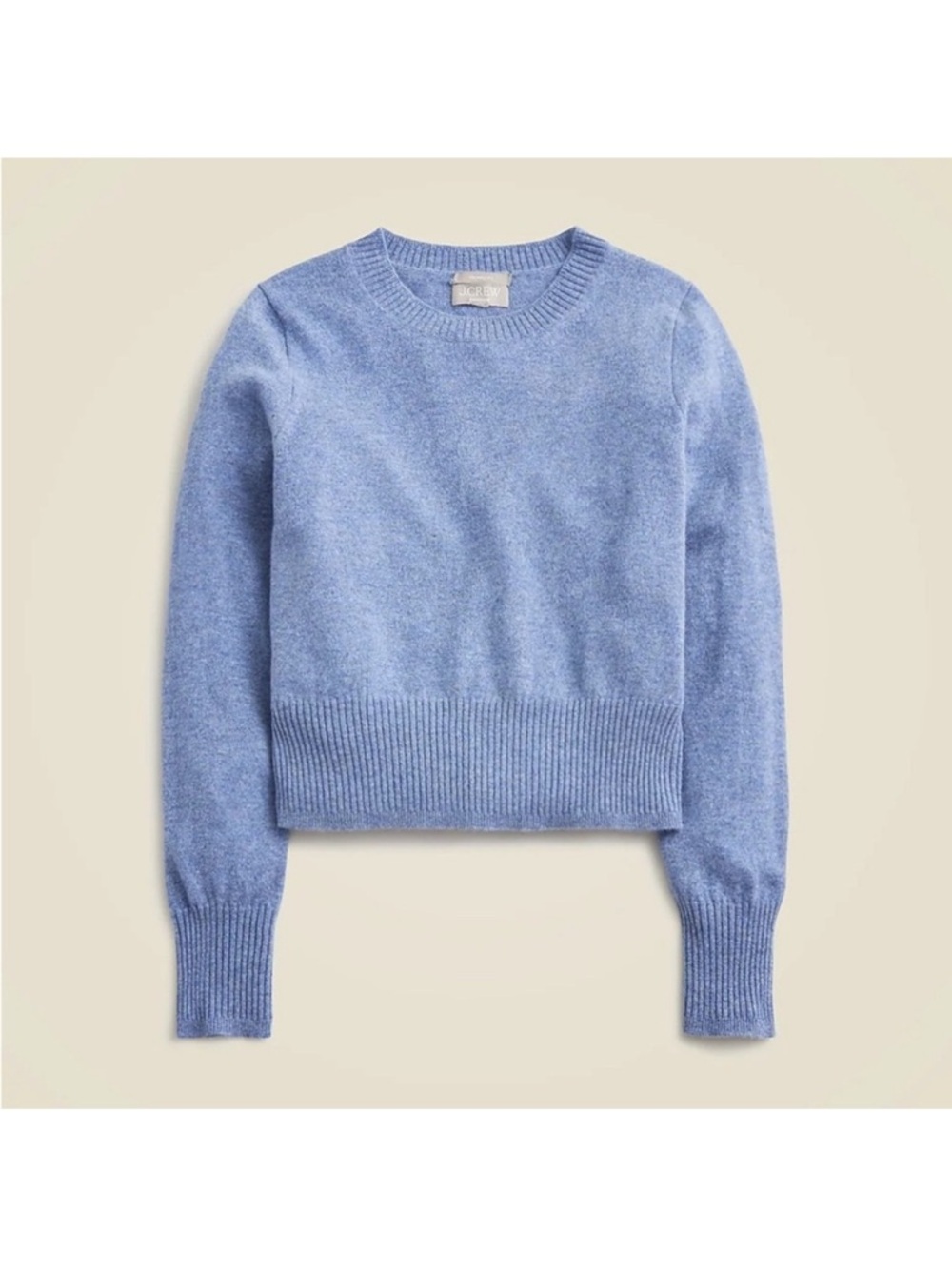 J. Crew Cashmere shrunken crewneck sweater - NWT